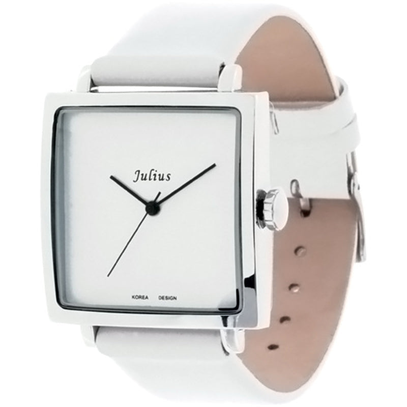 Women's Square Dial Leather Strap Watch