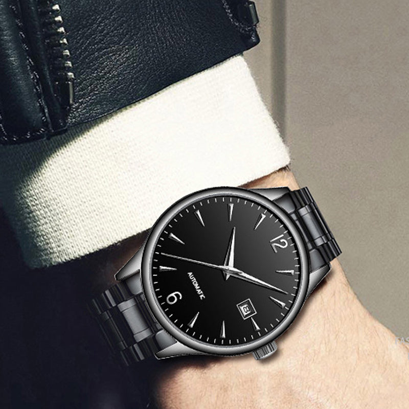 Men's Ultra-thin Waterproof Watch with Calendar