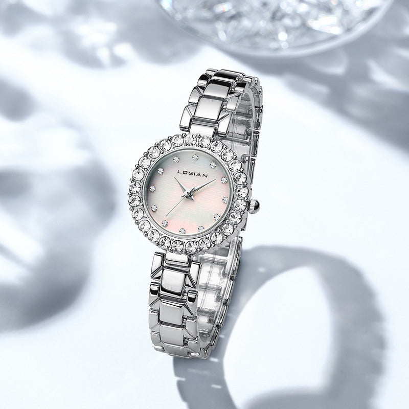 Women's Quartz Watch with Rhinestone