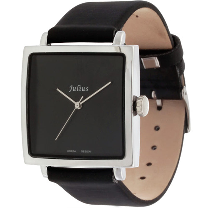 Women's Square Dial Leather Strap Watch