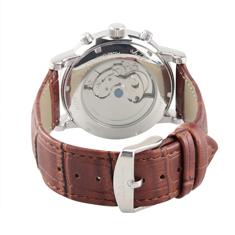 Men's Automatic Mechanical Casual Skeleton Watch