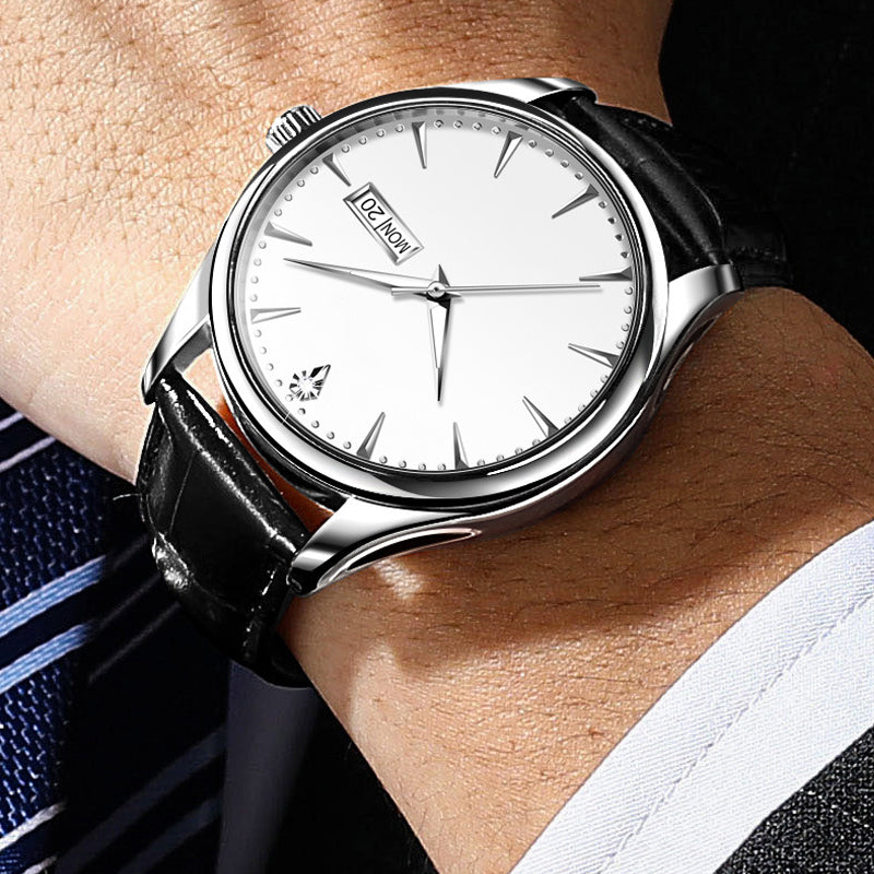 Men's Dual Calendar Mechanical Watch