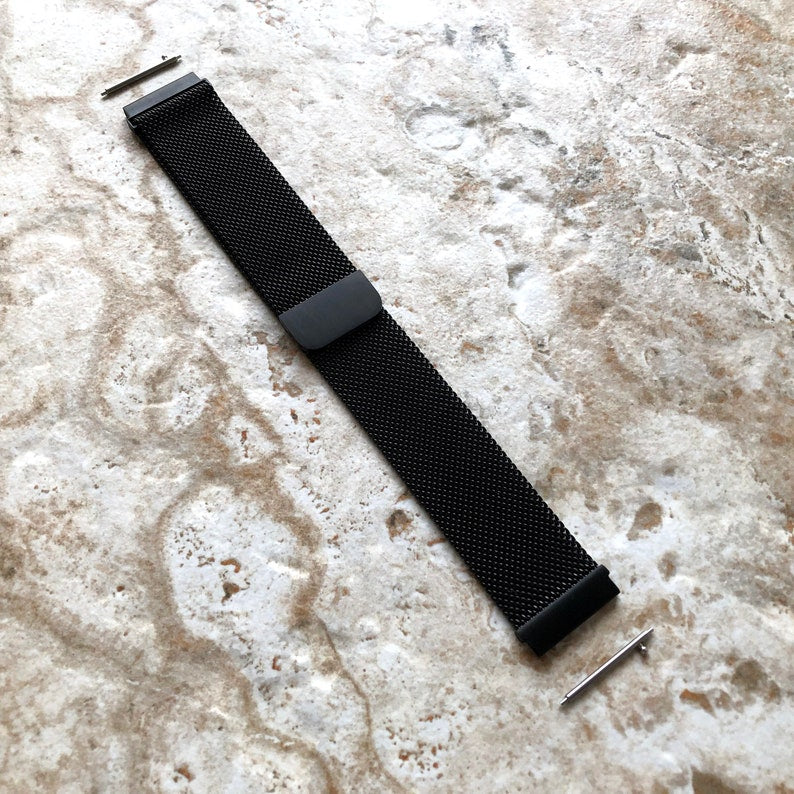 Black Stainless Steel Band for Galaxy Watch