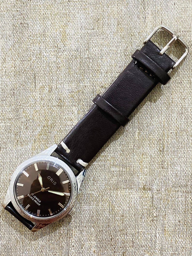 Vintage 1980s FHF St-96 Swiss Made Mechanical Men's Wrist Watch