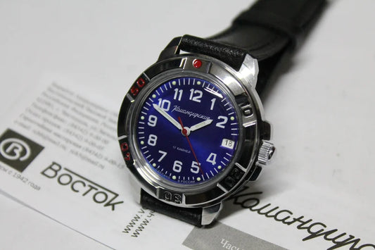 Men's mechanical watch Vostok Komandirskie 2414-43183b