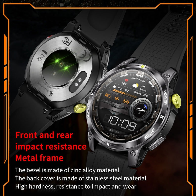 Metal Rugged Smart Watch