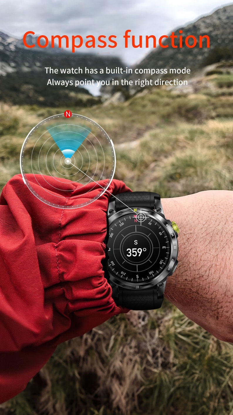 Metal Rugged Smart Watch