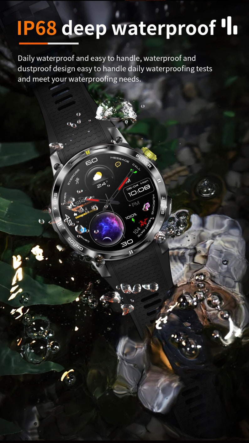 Metal Rugged Smart Watch